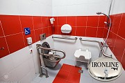 Поручни для инвалидов в санузлах и ванной комнаты
