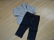 Джинсы ToomyHilfiger, на 12-18 мес