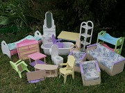 Мебель и набор мебели РУЧНОЙ РАБОТЫ для Барби