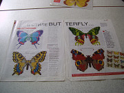 Схема вышивки крестом "Бабочки " - 5 шт ...