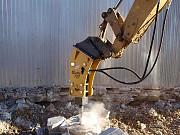 Аренда Гидромолота на базе экскаватора-погрузчика