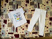 Топ + легинсы на подростка