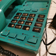 Телефон с кнопками АОН городской домашний стационарный кнопочный с определителем номера
