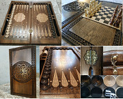 Hарды + шахматы из натурального дерева