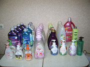 Бутылки от жидкого мыла и ополаскивателя для белья ( пустые)