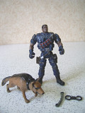 Полицейский с собакой игрушка из 90 годов