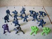 Фигурки воинов