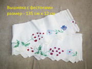 Вышивка с фестонами