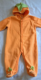 Комбинезон оранжевый Тыковка, демисезонный на 6-9мес, б.у