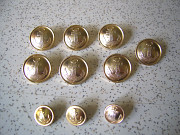 Пуговицы ВМФ форменные из СССР