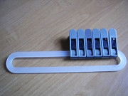 Держатель для прищепок бельевых - 4 шт