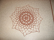 Салфетка диаметр - 23 см . Ручная работа. Новая