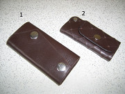 Ключница - натуральная кожа .Ручная работа.