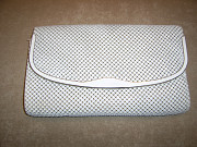 Клатч белый с блестками производство Германия