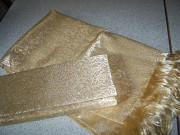 Клатч и шарф из парчи производство Индия