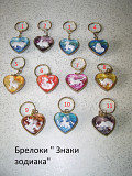 Брелоки " Знаки зодиака " - 11 знаков. Новый.