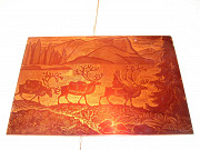 Панно настенное - фотометаллографика "Север".