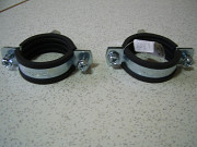 Хомут сантехнический 1 1\2" М 8 ( 47 - 51 мм ) - 2 шт Новый .