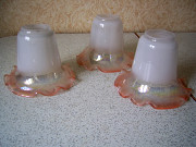 Плафоны глянцевые двухцветные - 3 шт