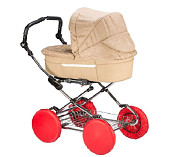 Чехлы на колеса для коляски-4шт, диаметр-32см, новые