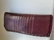 Ключница для ключей из натур.кожи, новая и б.у, бордовая-2шт