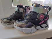 Ботинки черные Аутфорс, р.26 (16,5см), б.у