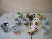 Чашки и кружки - стекло , керамика, фарфор...