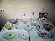 Посуда из стекла - салатницы,конфетницы,сахарницы