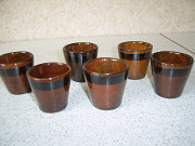Рюмки керамика СССР