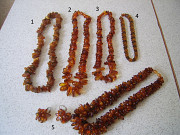 Бусы и гарнитуры из янтаря винтаж...