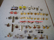 Запонки парные и одиночные из СССР