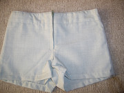 Шорты для девочек ткань - лен цвет - бирюза