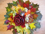 Осенние поделки, букеты