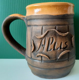 Кружка для пива (600 мл, керамика/Латвия)