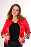 Жакет пиджак женский укороченый красный
