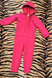 Комбинезон малиновый демисезонный, р.104 (4-5лет), б.у