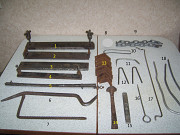 Металлические струбцины,пластины , уголки , припой