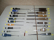 Отвертки,стамески и ручной инструмент