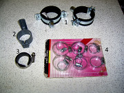 Хомуты прижимные сантехнические