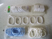 Кольца для шторки для душа. Новые .