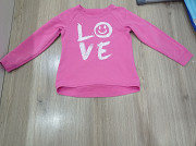 Лонгслив для девочки на 7-8 лет