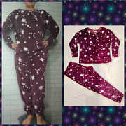 Пижама теплая со штанами, домашний костюм ЗВЕЗДЫ