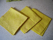 Салфетки сервировочные льняные - 3 шт ( продажа лотом)