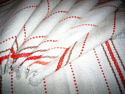 Комплект - дорожка и салфетки материал - лен