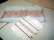 Комплект - дорожка и салфетки льняные