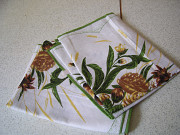 Полотенце кухонное - 2 шт льняная фактура