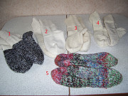 Носки шерстяные вязанные. Ручная работа.