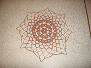 Салфетка диаметр - 23 см. Ручная работа.