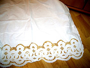 Подзорник старинный с вышивкой Ришелье