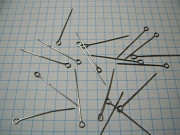 Булавка цельнометаллическая одностержневая. Новая.